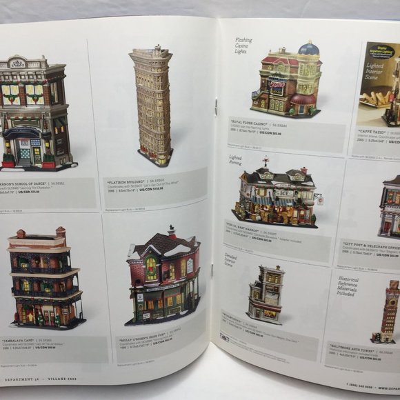 Department 56 2008 Catalog Magazine Village Classic Brands Halloween Christmas - Picture 8 of 12